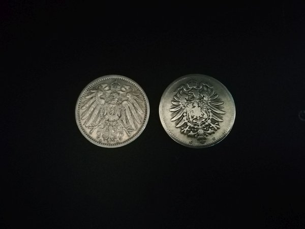 Deutsches Kaiserreich Ring 1 Mark Adlerseite