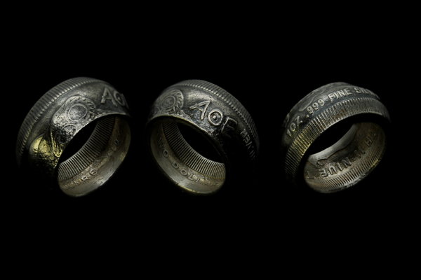 Niue Ring 2 Dollars Eule von Athen