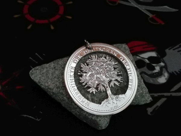 Deutschland Medaille Eichenbaum Silber 999