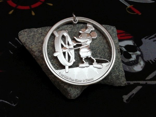 Niue 2 Dollars Steamboat Willie (Mickey Mouse) Silber 999