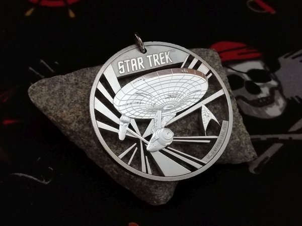 Tuvalu 1 Dollar Star Trek Silber 999