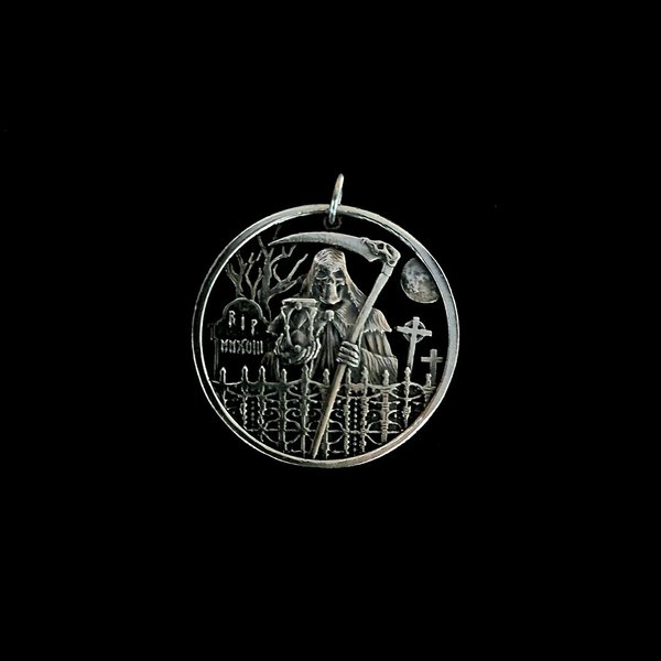 USA Medaille Grimm Reaper Silber 999