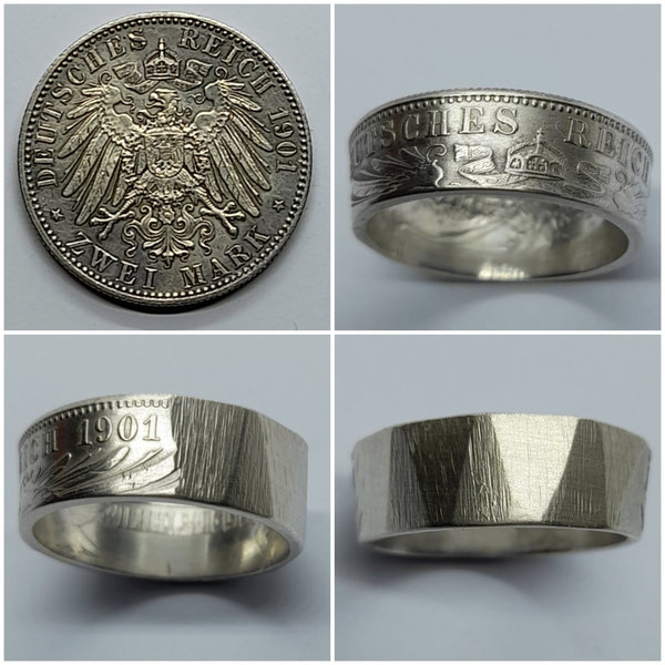 Deutsches Kaiserreich Enigma Ring 2 Mark 2